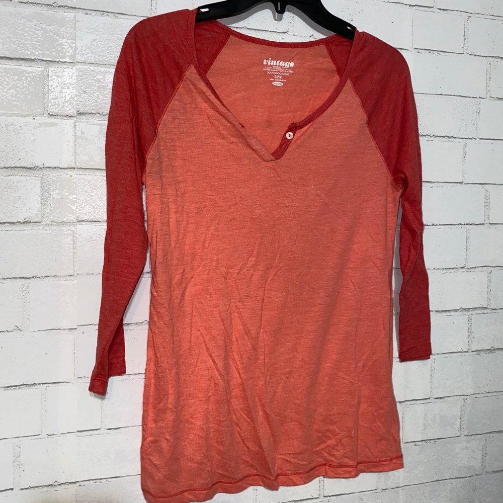 Pink Baseball Tee